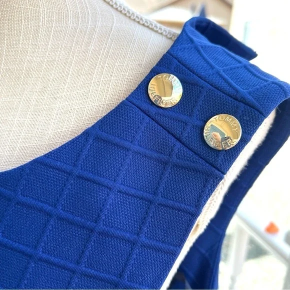 Tommy Hilfiger Sleeveless Dress Size 10 royal blue - Picture 5 of 9